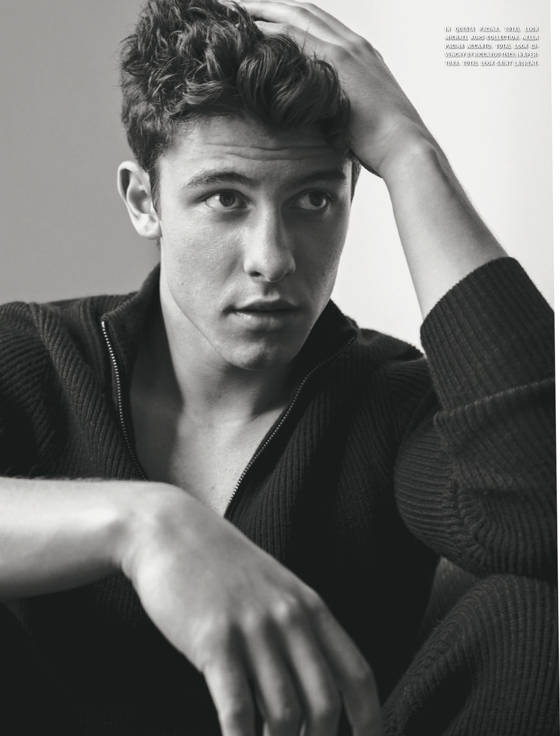 shawn mendes 《l"uomo vogue》杂志写真