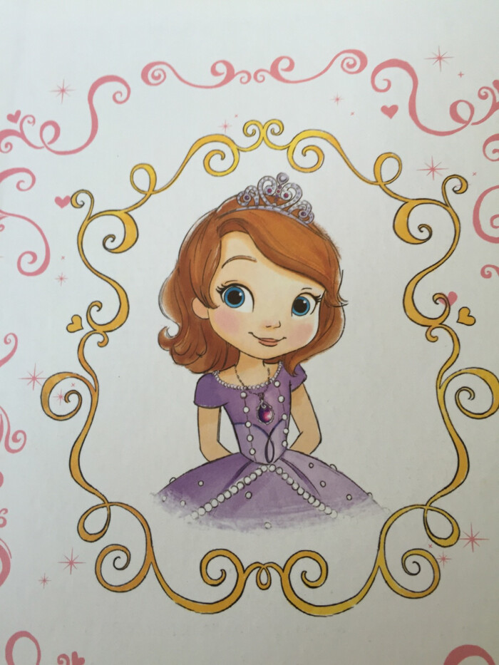 小公主苏菲娅的绘画素材