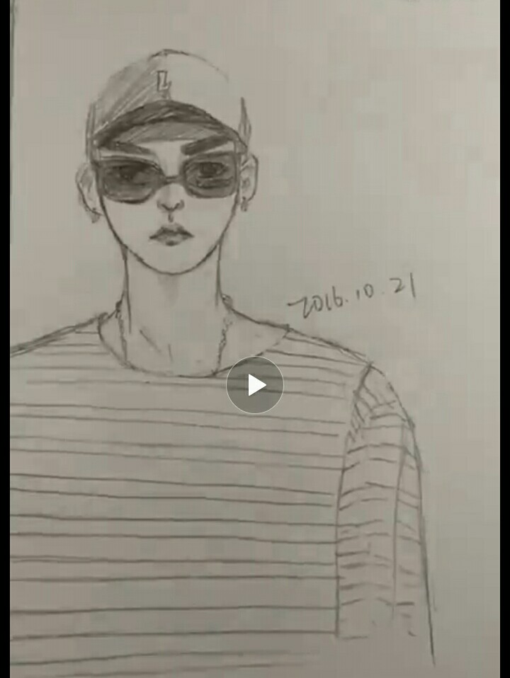 漫画 卡通吴亦凡 kris exo 花美男 偶像 明星 帅哥 小鲜肉 锁屏 人物