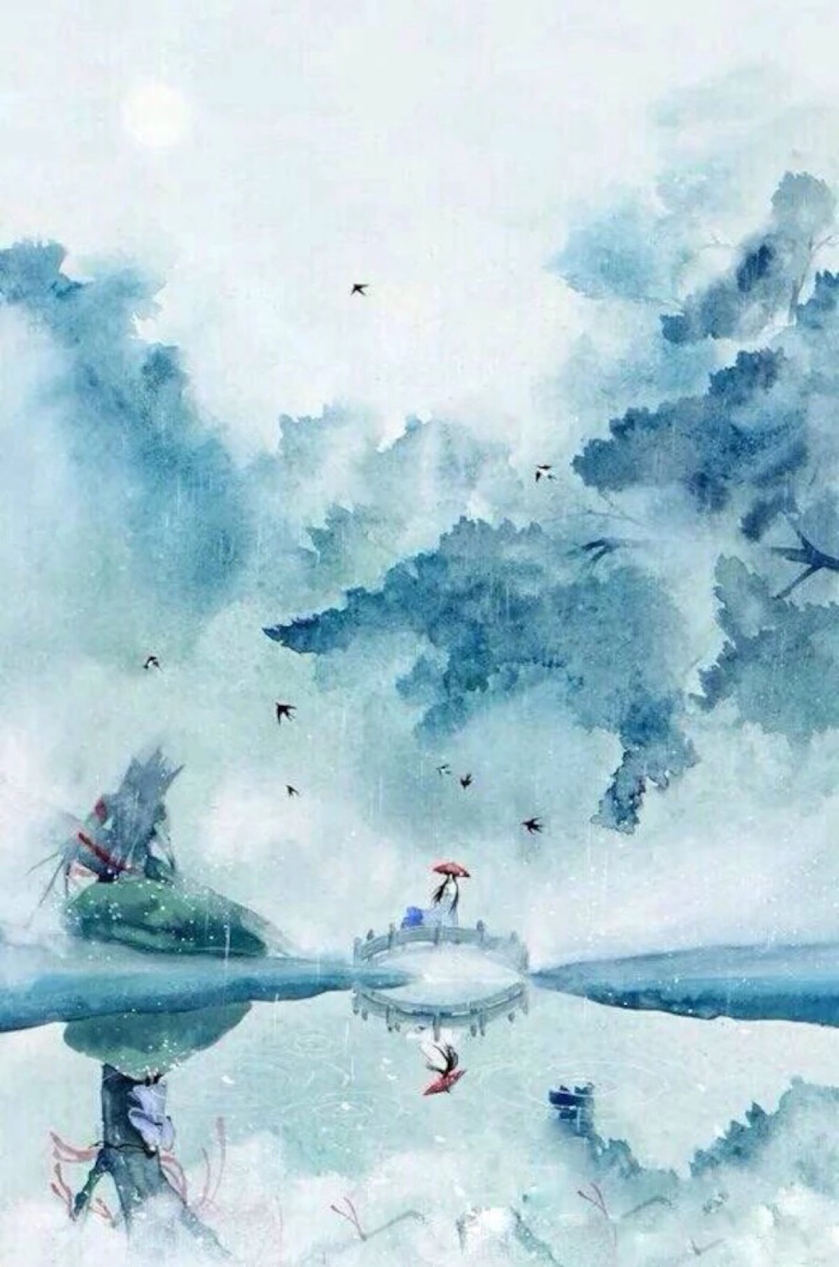 壁纸,水墨