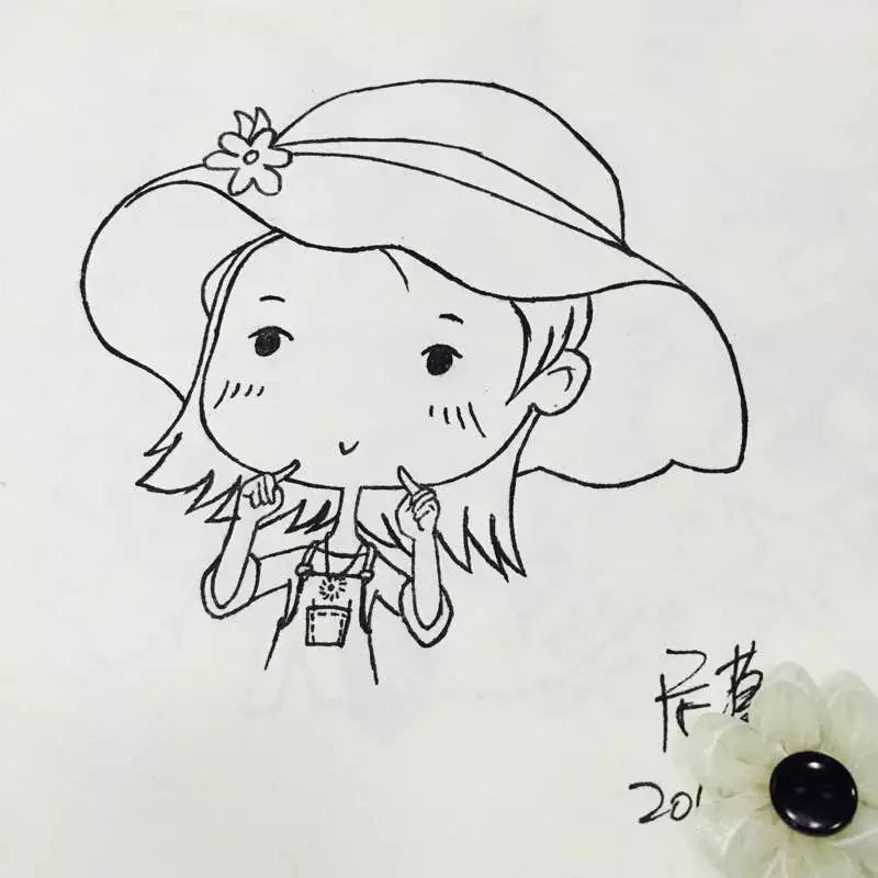 黑白画,新手入门,简笔画