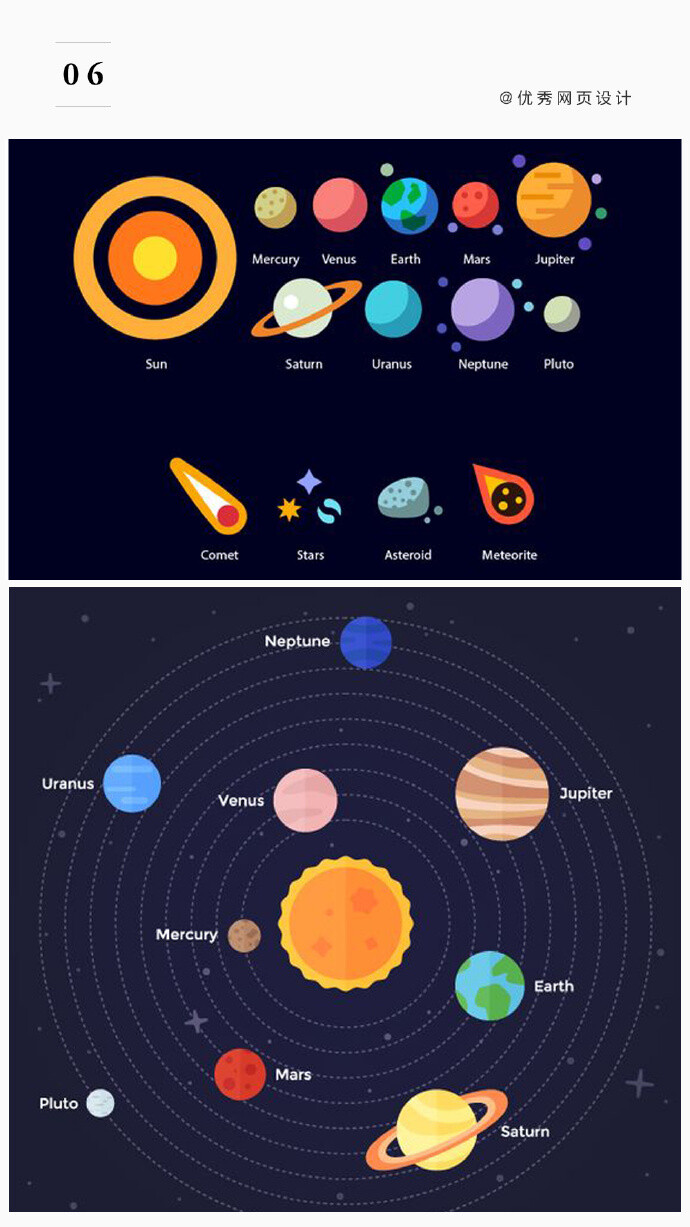 【太空星球的几十种超赞表现形式】对于经常绘制太空场景的同学来说