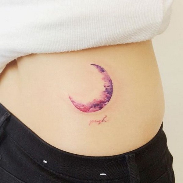 奇妙的月亮纹身设计