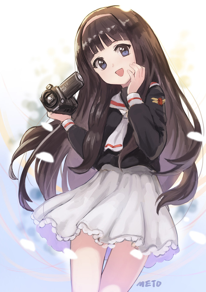 二次元 少女 校服 校园风