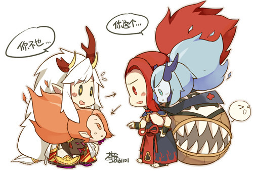 阴阳师②~#阴阳师#两个鬼火是看对眼了吗233