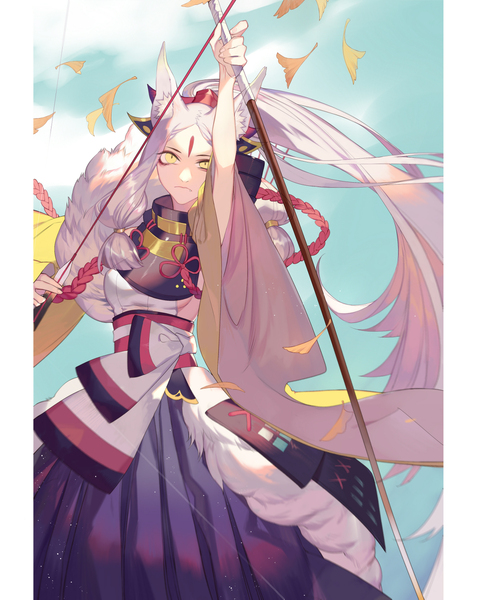 阴阳师 白狼 禁止商用 pixiv 画师:dadonikaaaaaa