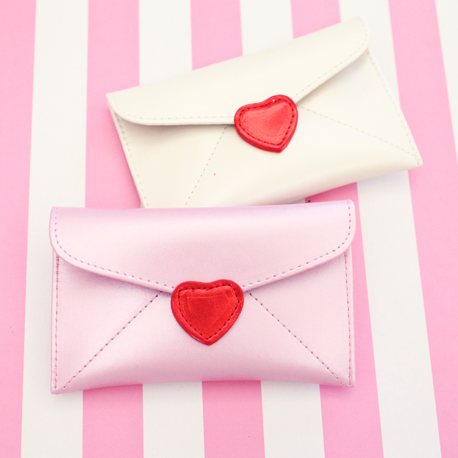 love letter 爱心信封零钱包