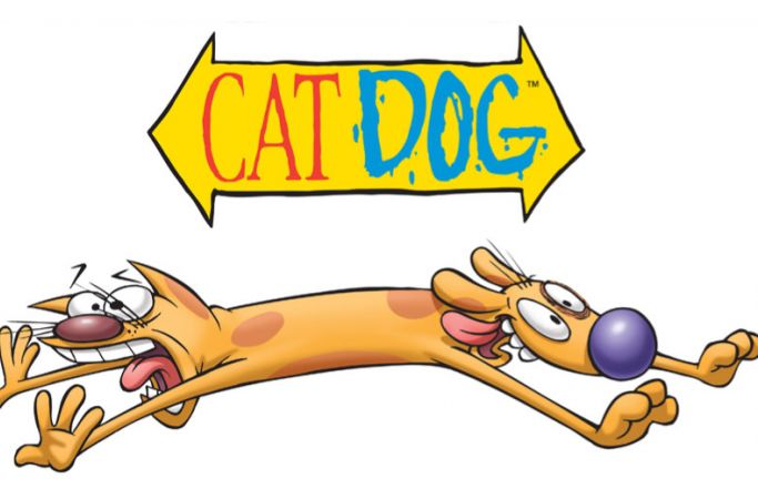 风靡全美的卡通片《猫狗/catdog》是世界著名的有线儿童频道——尼克