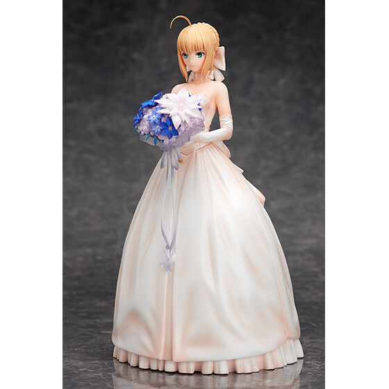 手办童萌会aniplex fate/stay night saber 十周年 婚纱礼服现货