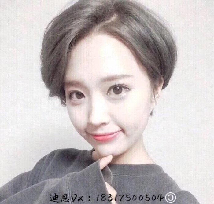 中短发 中短发发型 中发 姑娘 短发发型 发型 个性短发空气刘海 女生