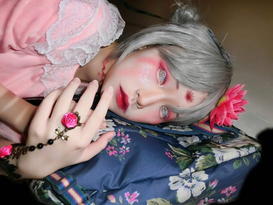 万圣节妆面原创 脑洞妆.