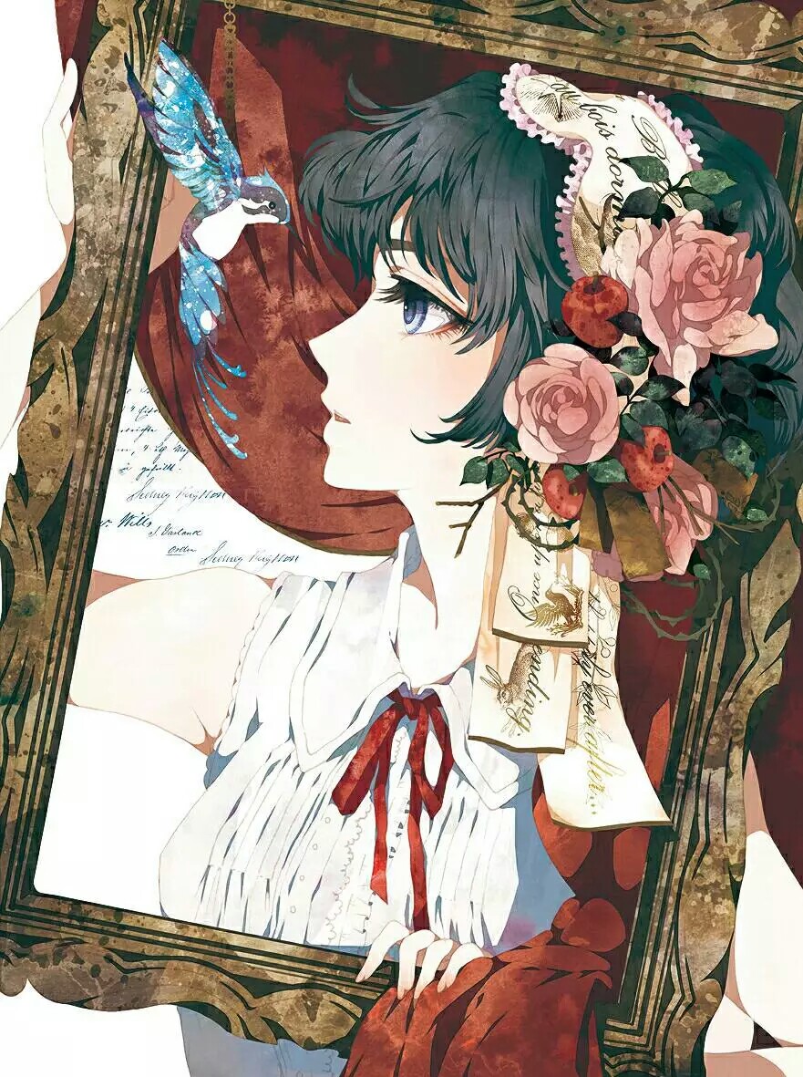 『动漫画舫』p站 女生 头像 锁屏 壁纸 插画 美图 可爱 爱 色彩 温馨
