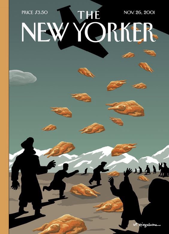 the new yorker - monday, november 26, 2001 - cover "enduring