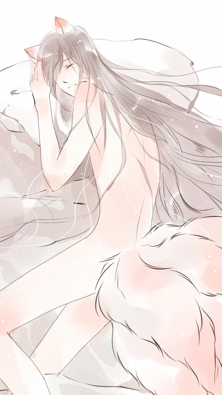 ()动漫头像背景手机壁纸屏幕狐狸