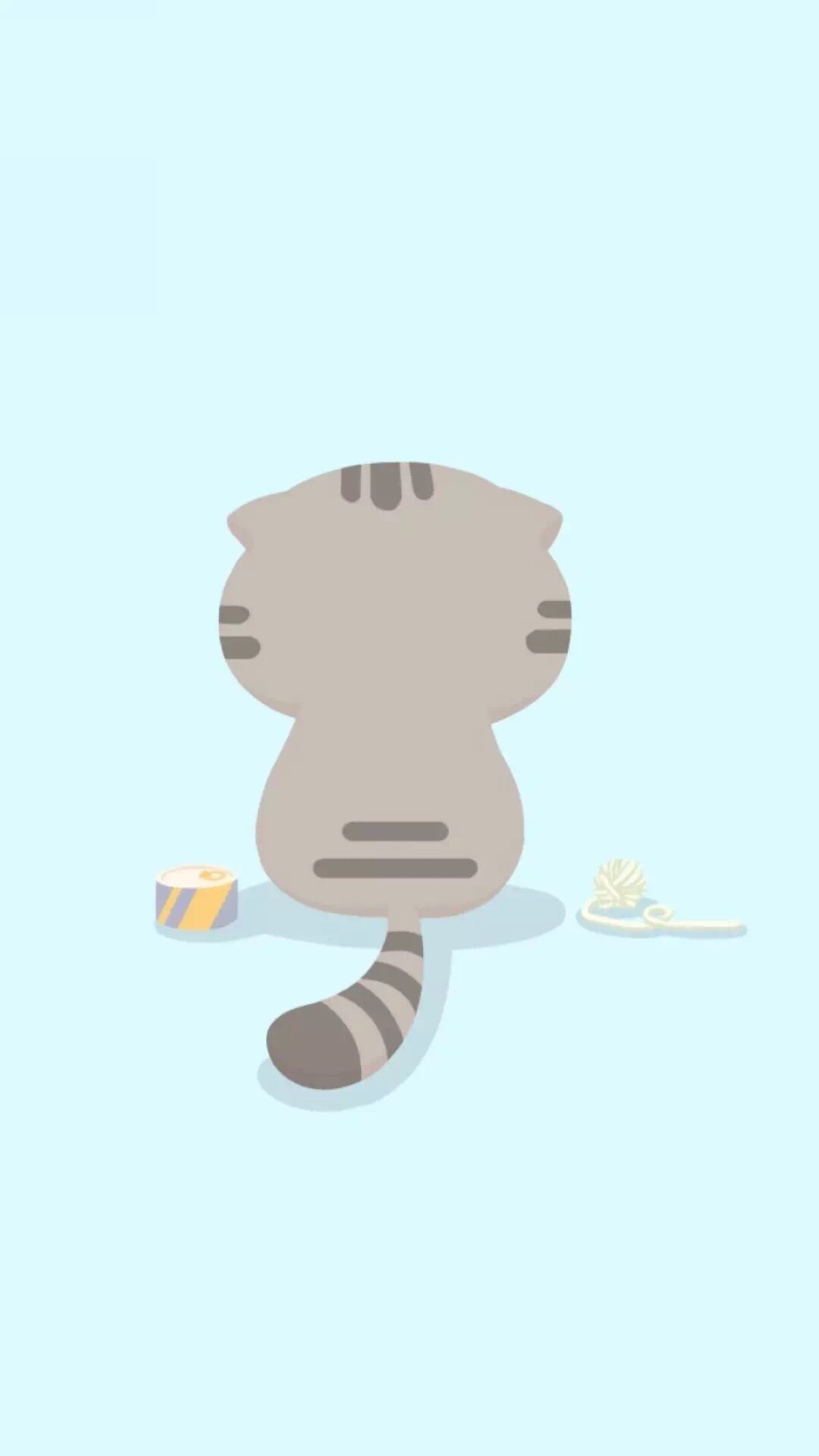 猫咪 背影 壁纸