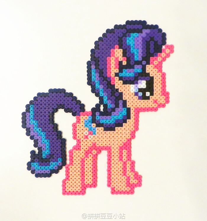 拼拼豆豆 作品 小马宝莉 -全家福+其他角…-堆糖