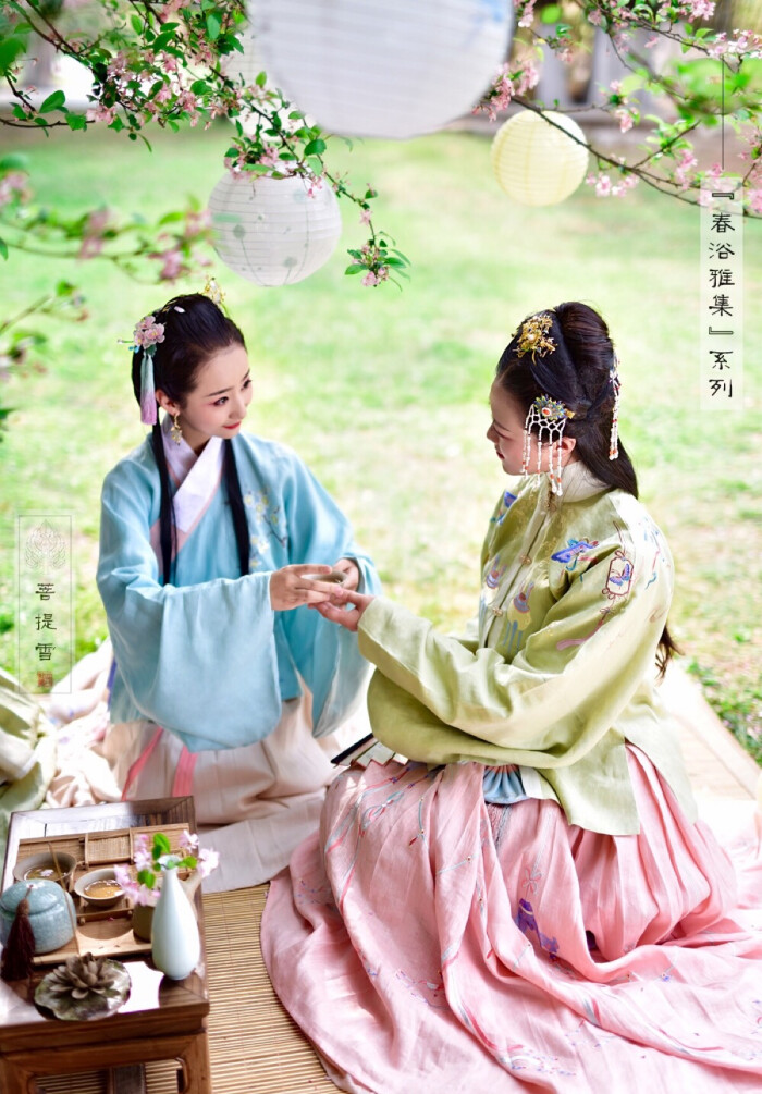 古代汉服 古代美女 真人秀