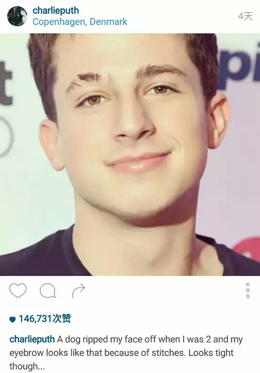 charlie puth,心疼我猹.