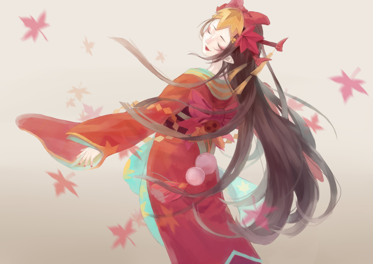 [pixiv] 画师id=8570823 动漫 插图 同人 阴阳师 鬼女红叶