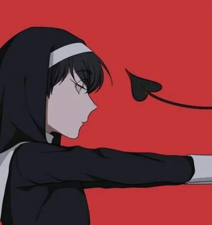 情侣头像 情头 漫画 女
