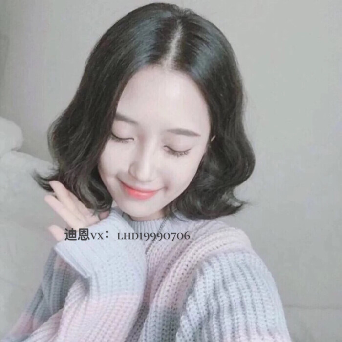 中短发发型 中发 姑娘 短发发型 发型 个性短发空气刘海 女生头像 水