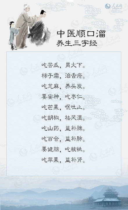养生顺口溜