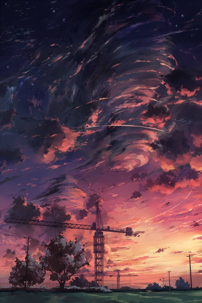 【基家】「p站 画师:幻想絵风」笔下的「天」 好美动漫 壁纸 情头 基