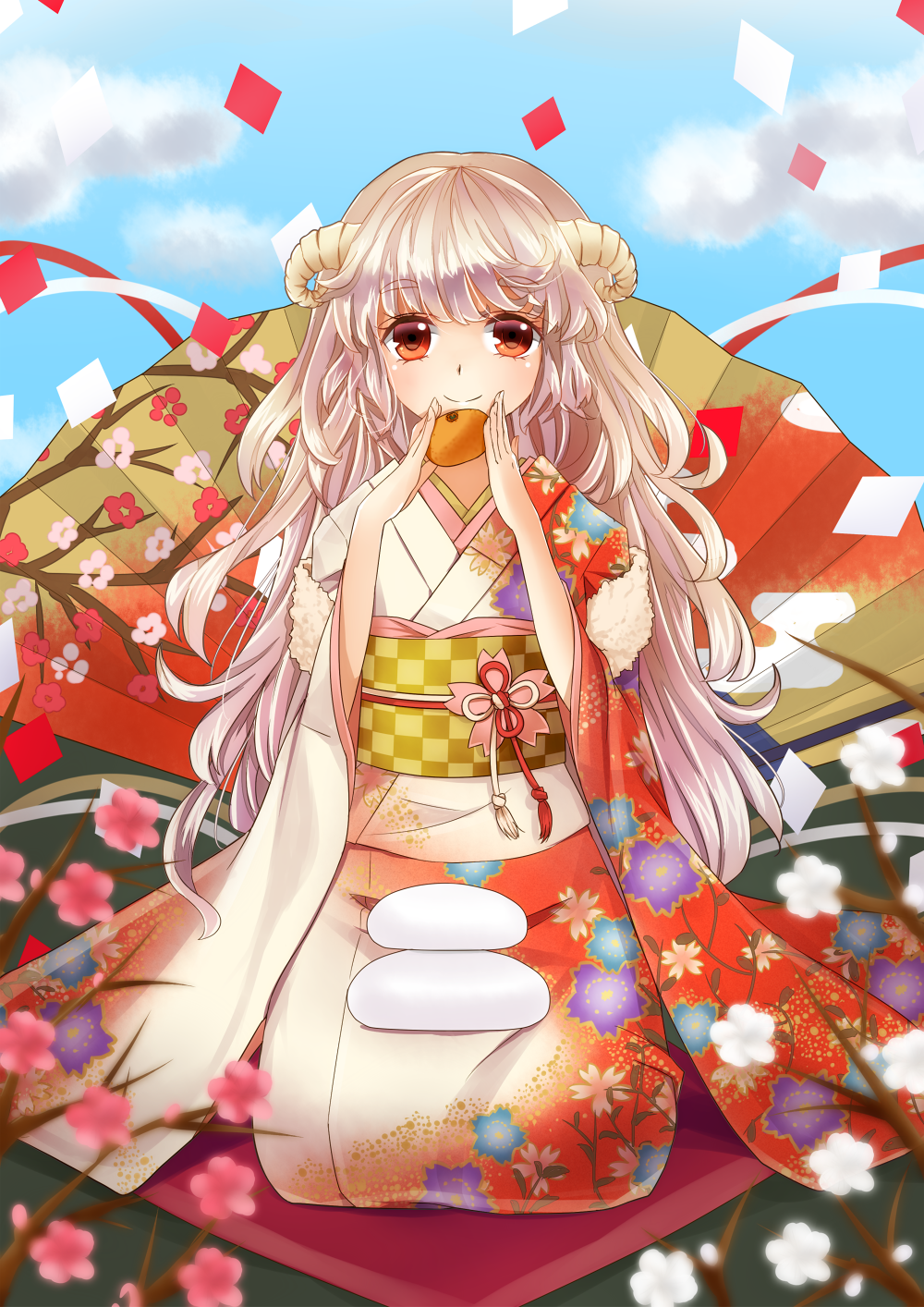 二次元 古风 少女 和服