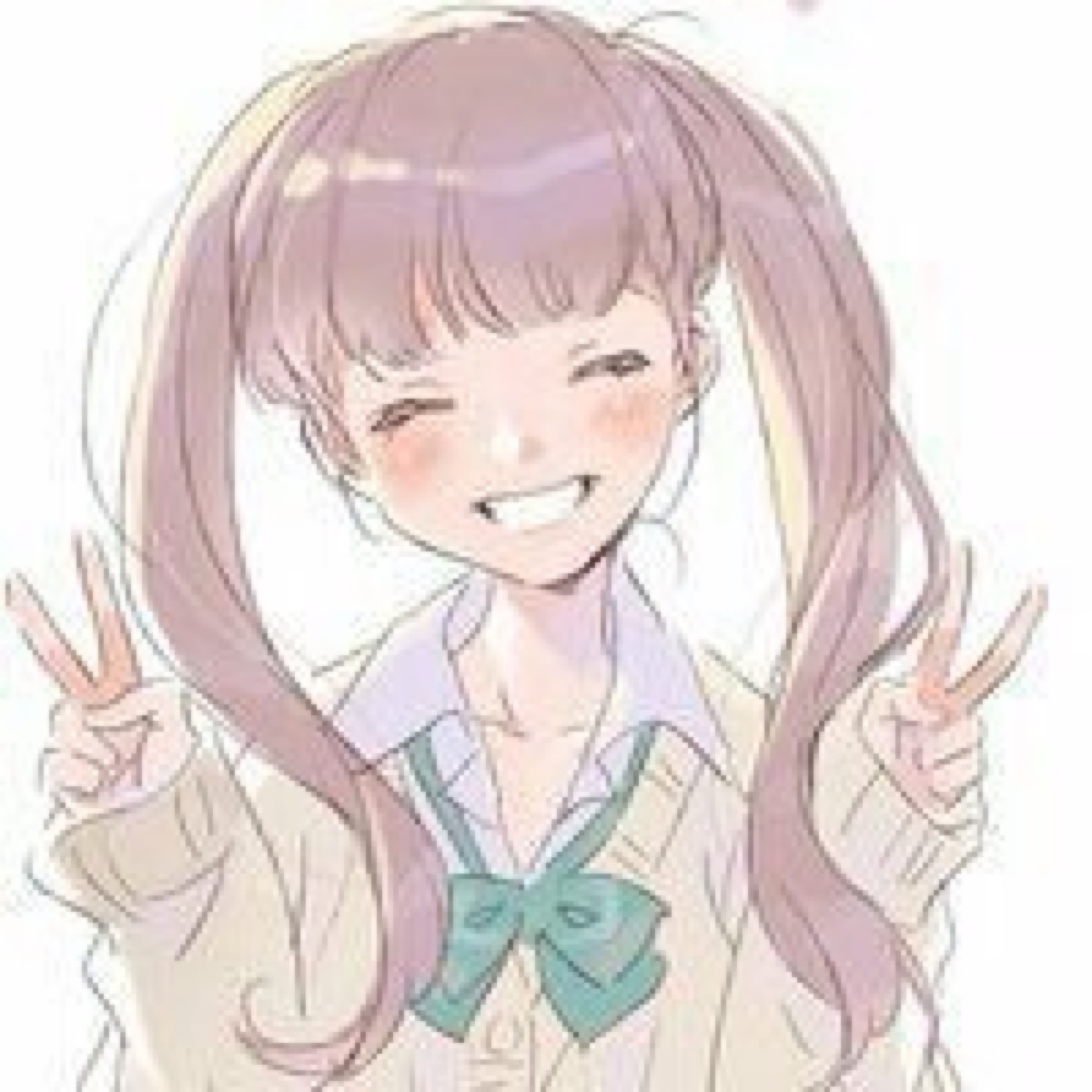 by 安槿 女头 动漫 比心