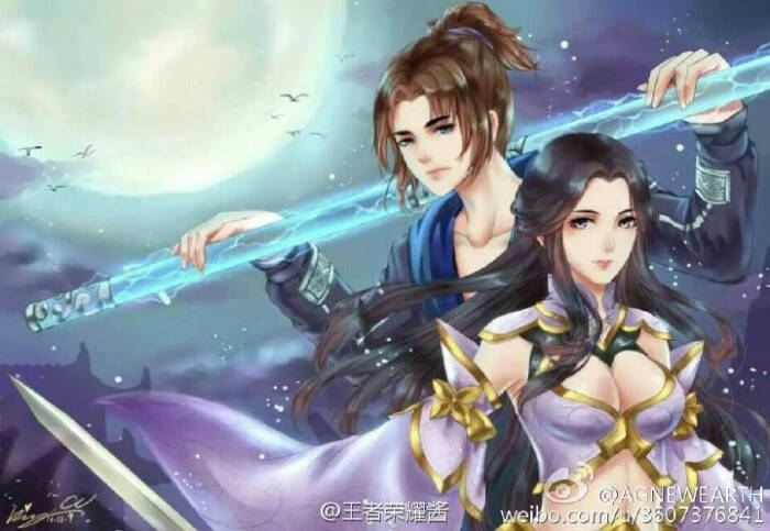 王者荣耀#紫霞仙子×至尊宝