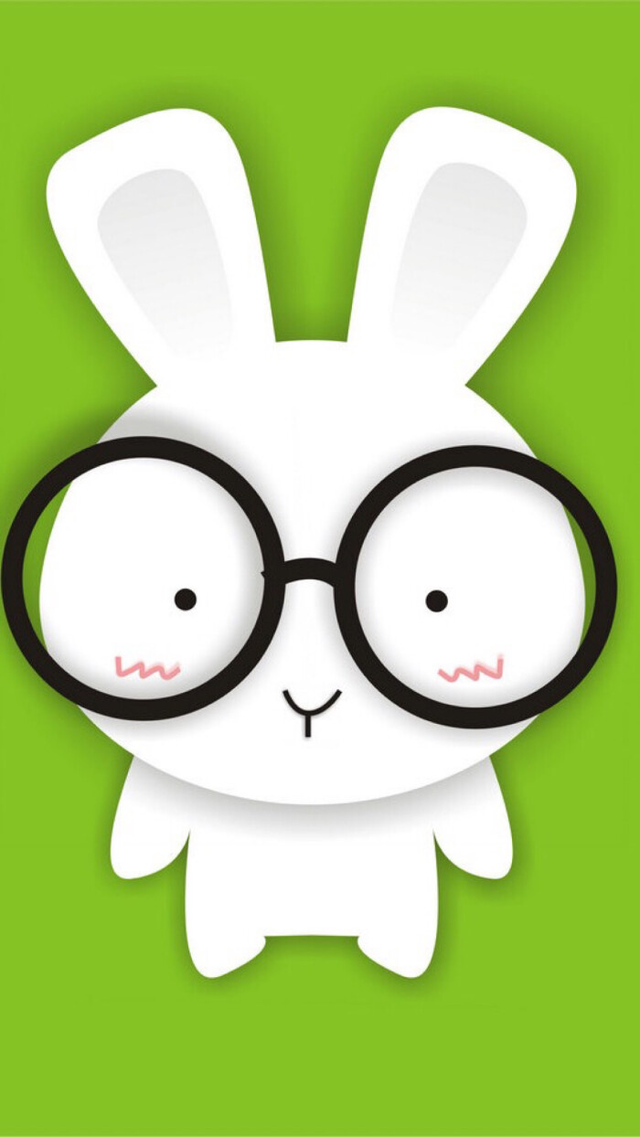 动物卡通动漫手绘表情可爱开心头像兔