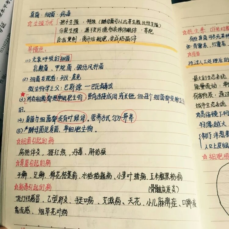 学霸笔记生物和地理