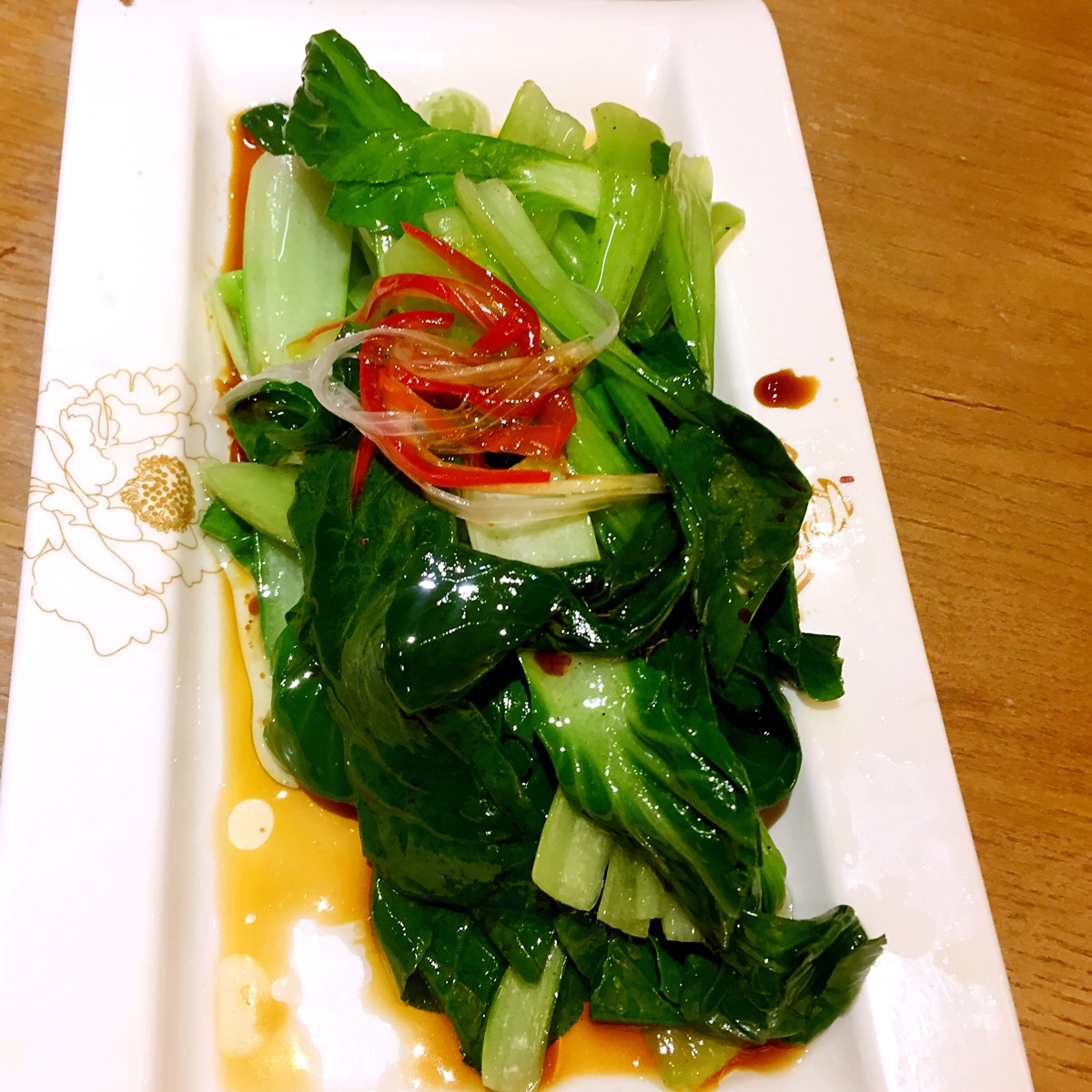 白灼青菜 堆糖网