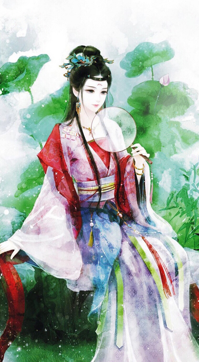 古风手绘美人 养猫画画的随随-堆糖,美好生活研究所