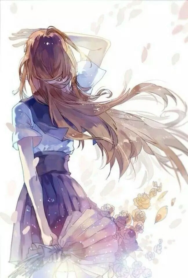 二次元背影图我问