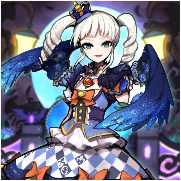 藤堂尤里卡偶像活动 暗黑 少女 二次元 动漫 蓝色恶魔