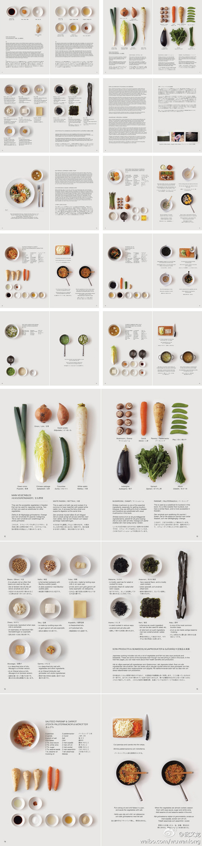 美食 画册 杂志 内页 封面 版式 创意 配色 书籍 版式设计 图书排版