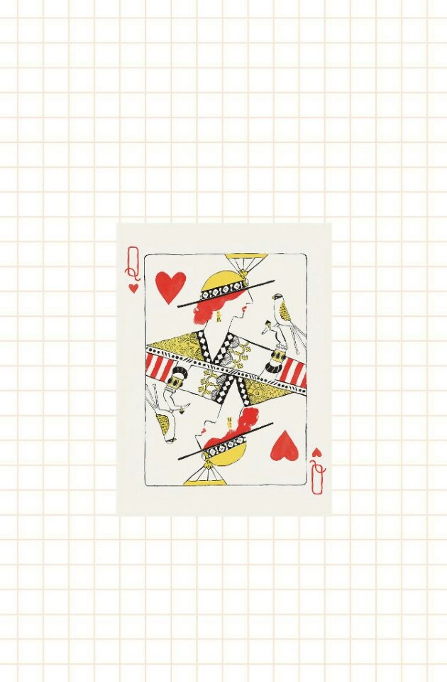 壁纸 小方格 格子控 小清新 创意 扑克 -堆糖,美