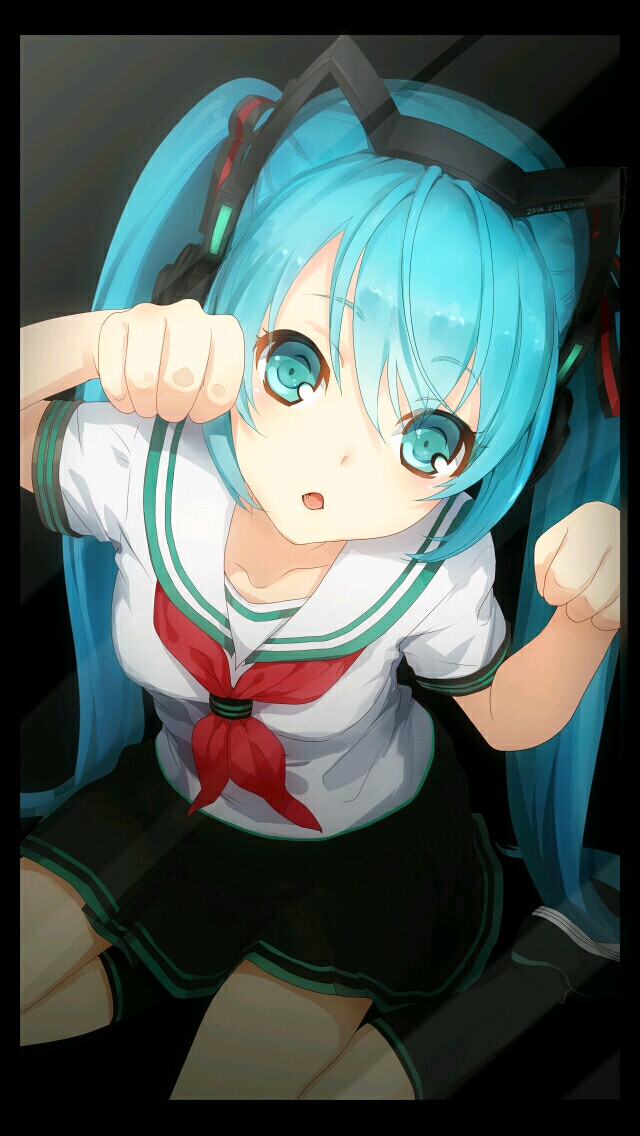 【p站】 二次元 少女 初音未来 猫耳