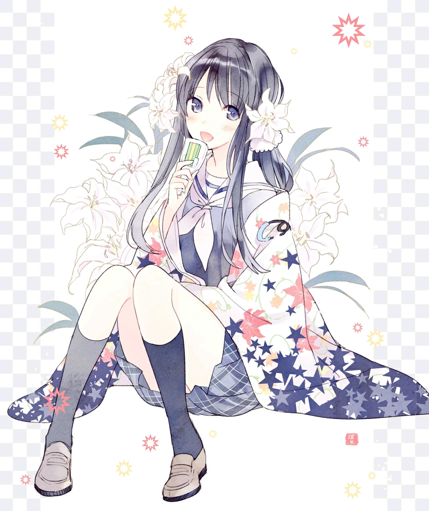 p站 动漫 二次元 萌妹子 壁纸 头像 美少女 绘画