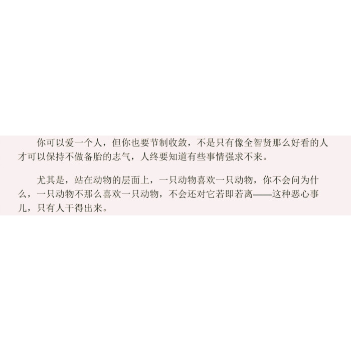 文字收集毒鸡汤关于备胎