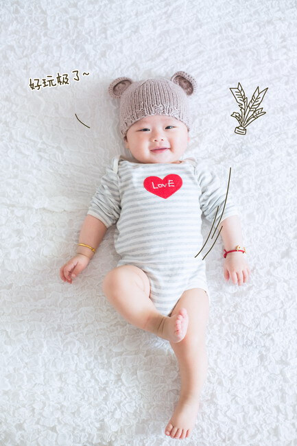 创意宝宝照片 ps设计 手绘涂鸦 图片处理 百…