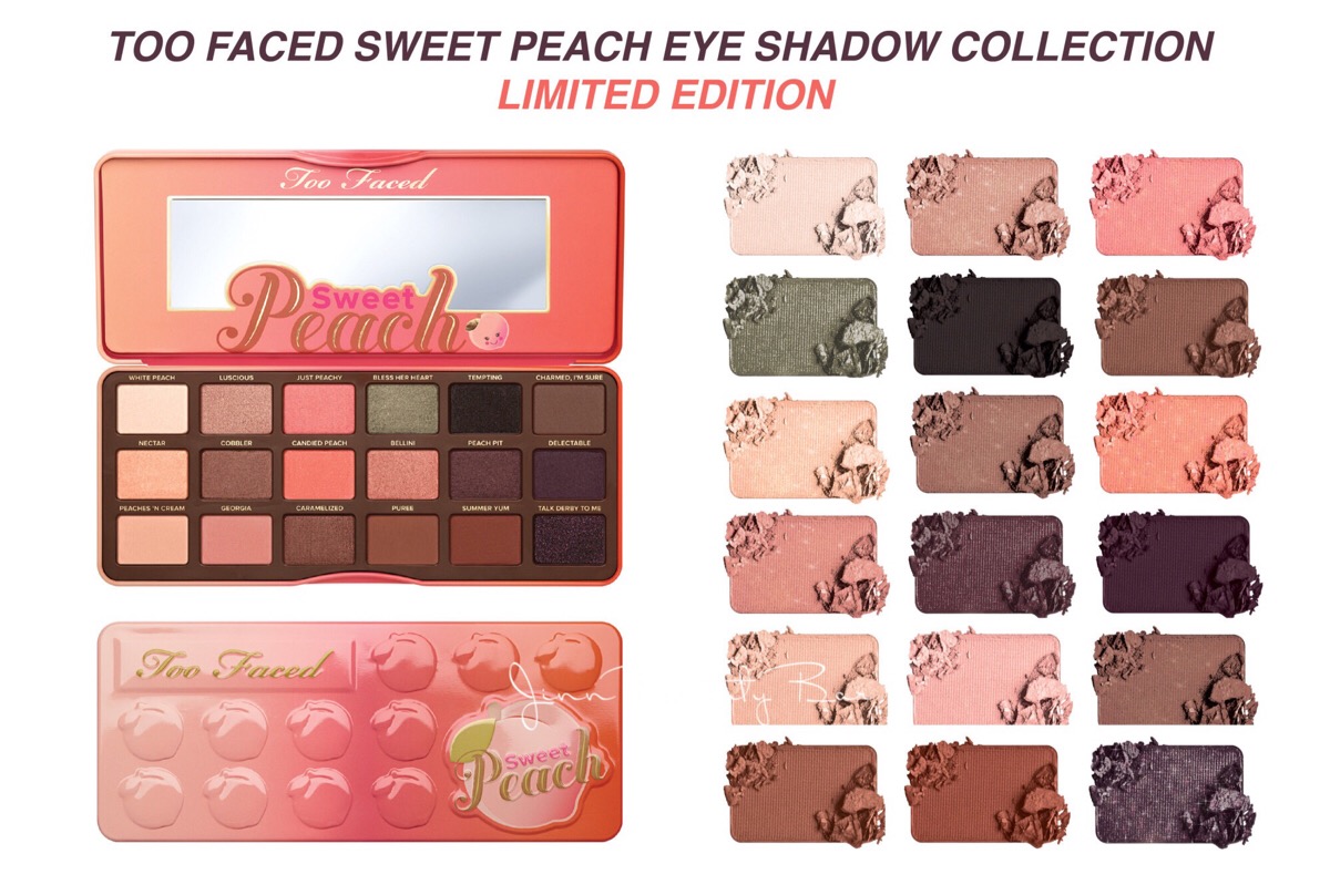 peach eye shadow collecting palette 17年春季新款水蜜桃眼影盘颜色