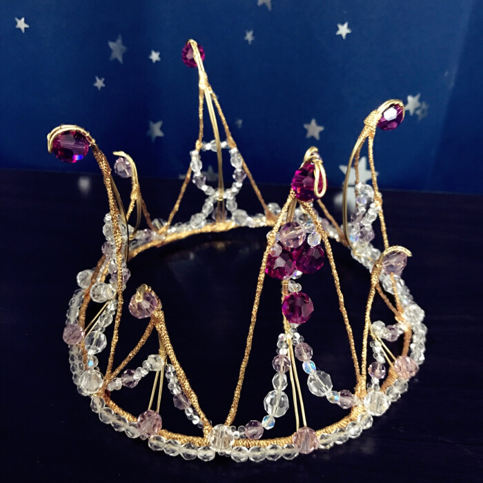 绕线 手工 公主的王冠