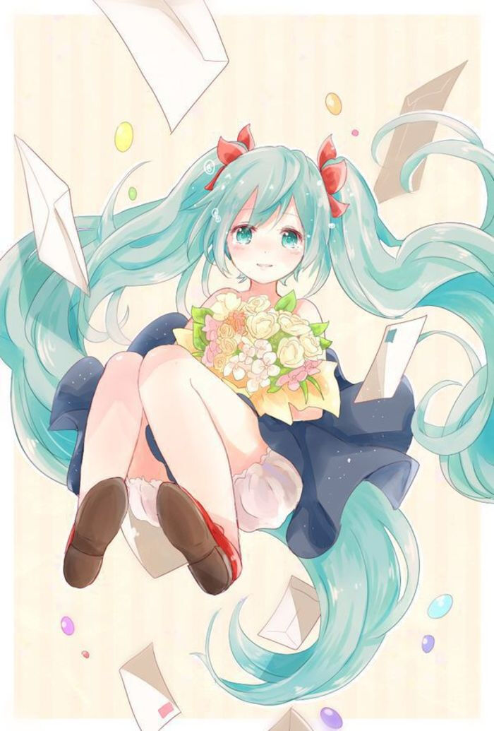 初音v家 二次元 动漫 花束