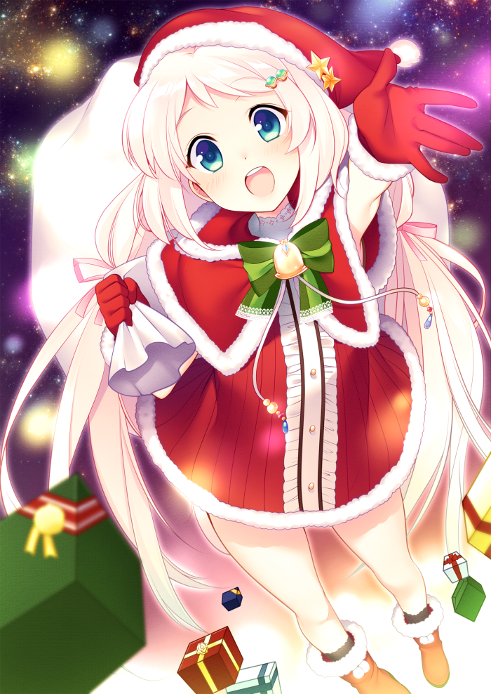 美美的圣诞少女 merry christmas