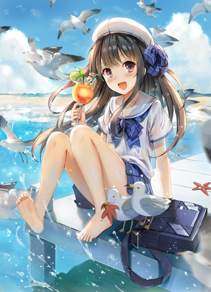二次元 少女 校服 校园风 p站-堆糖,美好生活研究所
