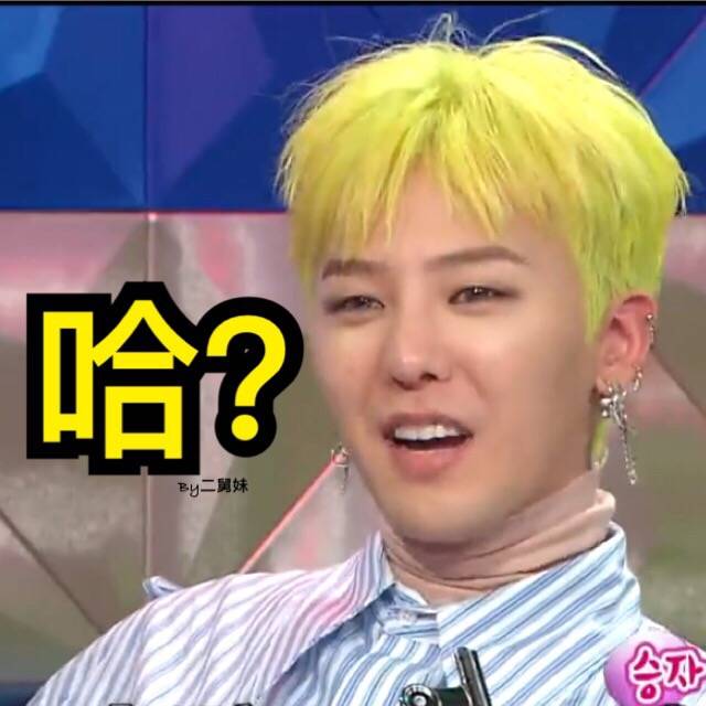 bigbang 权志龙表情包