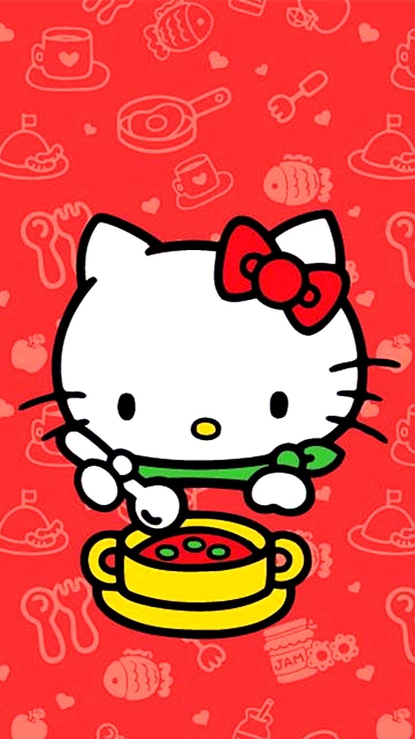 iphone 壁纸 hello kitty 凯蒂 kt猫