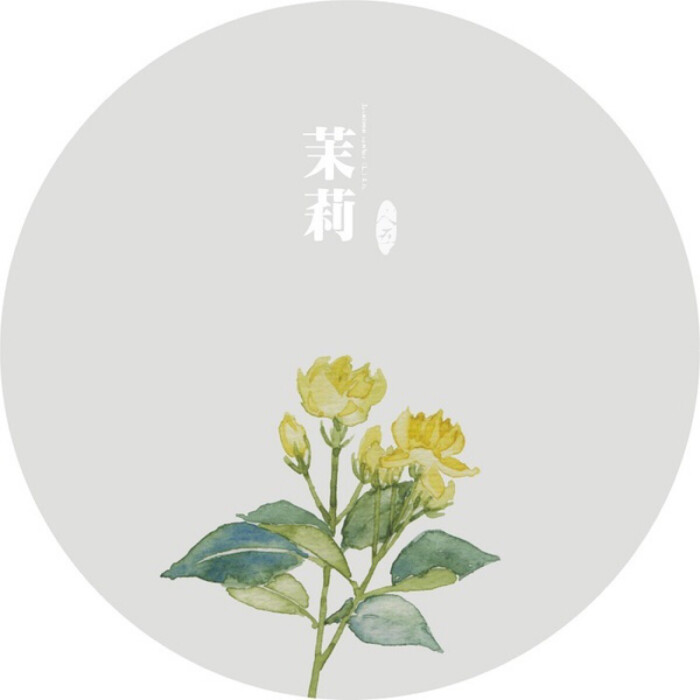 水彩画-植物